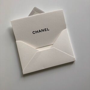 CHANEL CC Blank Note Greeting Card with Envelope Limited Edition NEW